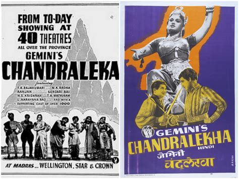 Chandralekha 1948 Poster Wallpapers