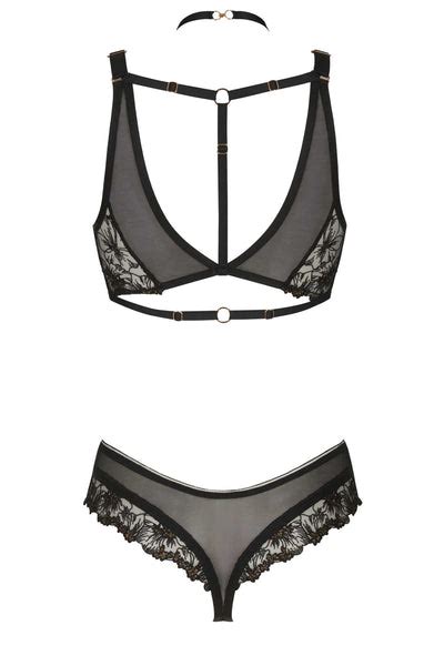 Ivy Embroidery Harness Set • Sexy French Lingerie • Made In France