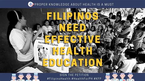 Petition · Effectively Educate Filipinos About Health Healthforph
