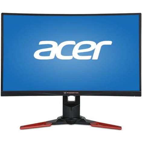 Acer 27 Widescreen Curved Predator Gaming Monitor Z1 Z271 Blackred