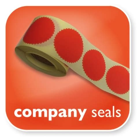 Company Seals Labels Metallic Seal Labels For Companies