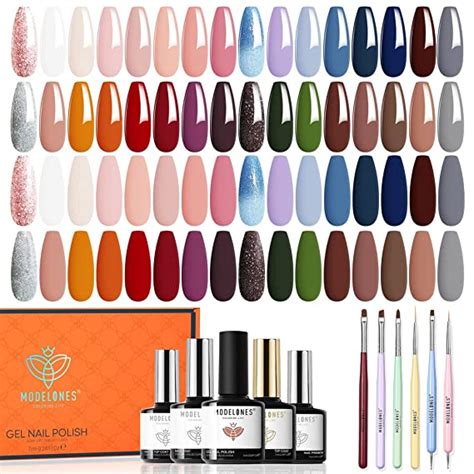 Amazon Com Modelones 36 Pcs Gel Nail Polish Kit 2022 All Seasons Gel