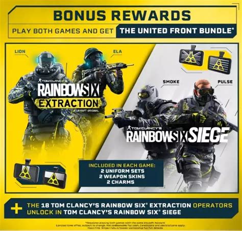 How To Get The United Front Bundle In Rainbow Six Siege Extraction