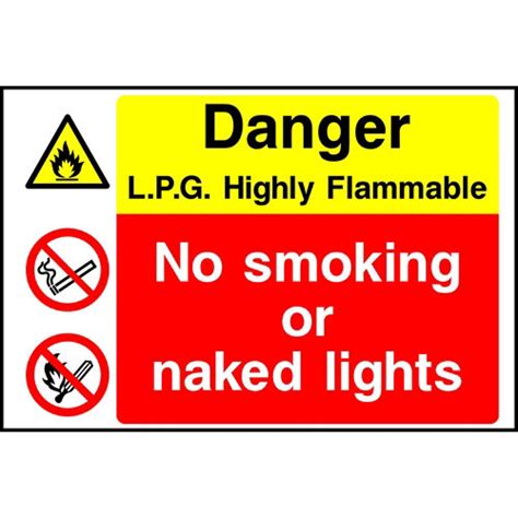 Kpcm Danger L P G Highly Flammable No Smoking Or Naked Lights