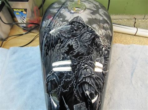 Grim Reaper Airbrush Tank Job Just Airbrush