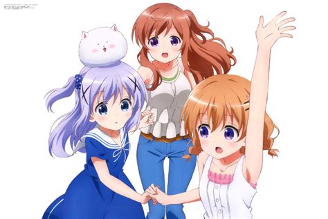 Ogawa Akane Hoto Cocoa Hoto Mocha Kafuu Chino Tippy Gochiusa