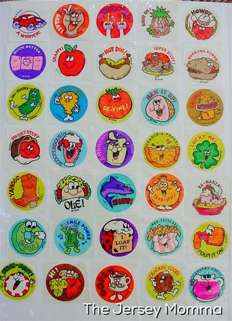 scratch and sniff stickers 80 s flashback the jersey momma