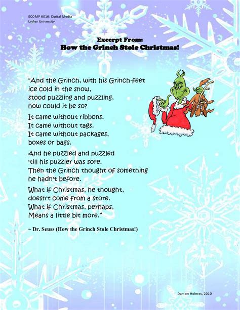From The Grinch By Dr Seuss Quotes Quotesgram