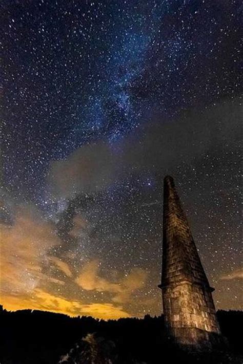 Milky Way Over Murrays Monument In The Galloway Forest Dark Sky Park