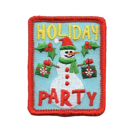 Gsosw Holiday Party Fun Patch Girl Scout Shop