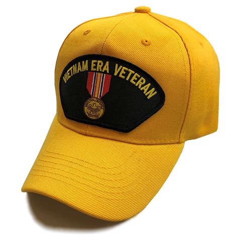 Vietnam Era Veteran National Service Medal Gold Hat