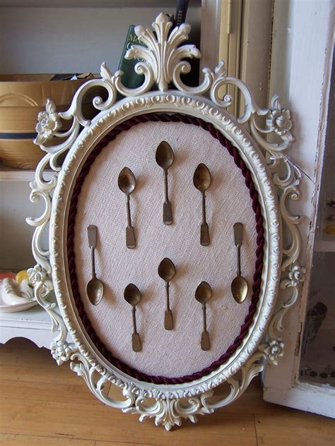 Framed Collection Of Vintage Spoons Spoon Collection Silverware