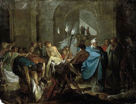 Tobit Burying The Dead In Defiance Of The Orders Of Sennacherib By Le