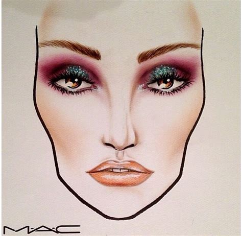 Makeup Face Charts Face Chart Makeup Mac Face Charts