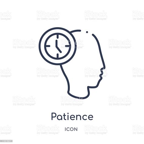 Linear Patience Icon From General Outline Collection Thin Line Patience
