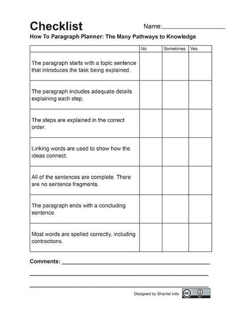 Appendix 2 Writing Assessment Checklists Adult Literacy Fundamental