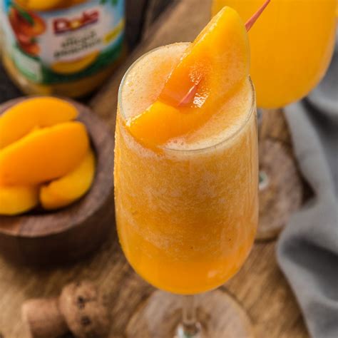 Frozen Peach Bellini Olivias Cuisine