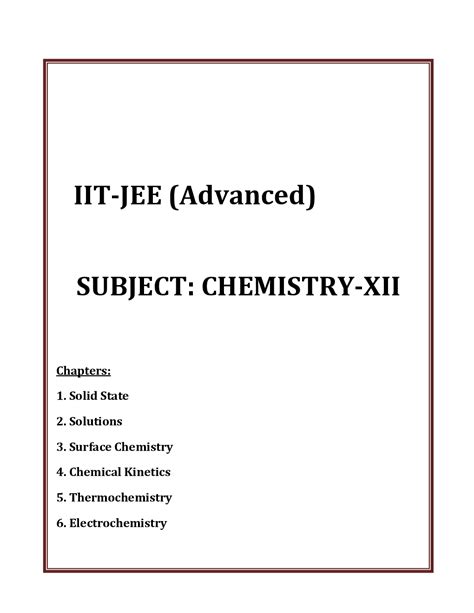Download IIT-JEE Advanced CBSE Class 12 Chemistry Advanced Study ...