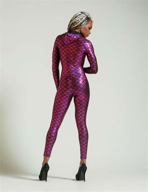 Mermaid Holographic Bodysuit Available In 8 Colors Free