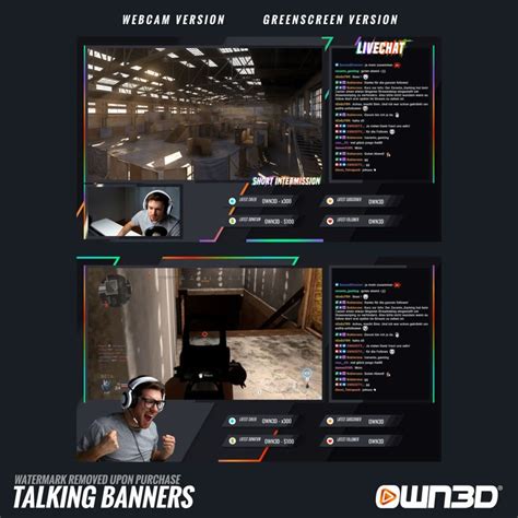 Animated Stream Overlay Package Rodan Twitch Kick Etsy