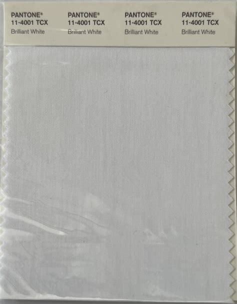 Pantone Tcx Cotton Swatch Card 11 4202 Tcx Star White