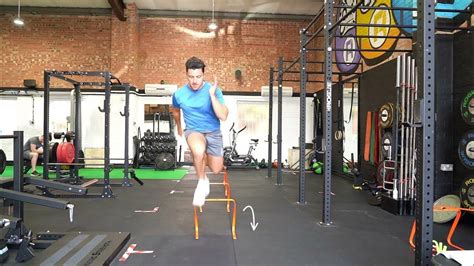 High Hurdle Single Leg Hops Plyometric Strength And Conditioning