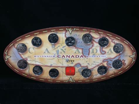 1999 Canada 25-Cents Millennium Commemorative Set