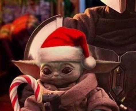 Christmas Cute Baby Yoda Wallpapers Photos Cantik