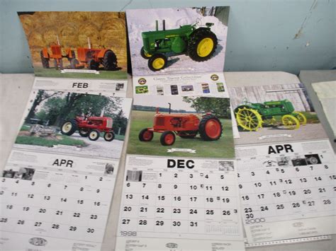 5 Classic Tractor Calendars