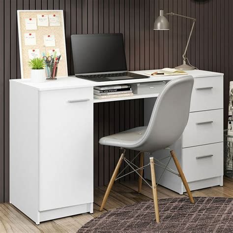 Madesa Modern Computer Desk 53 Study Writing Table For Home Office