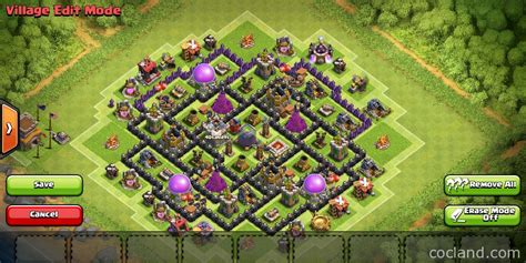 update susunan formasi base town hall 8 terbaik di clash of clans. The Sirens: Town Hall 8 Farming Base | Clash of Clans Land
