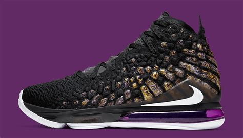 Nike's lebron 7 media day is continuing the 2009 silhouette's retro run on saturday, may 16th, in sizing for adults and kids. Nike LeBron 17 'Lakers' Release Date BQ3177-004 | Sole ...