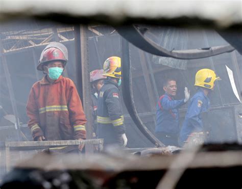 Explosion Inferno At Indonesia Fireworks Factory Kills 47 Orange