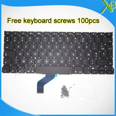 Brand New Azerty Fr French Keyboard100pcs Keyboard Screws For Macbook