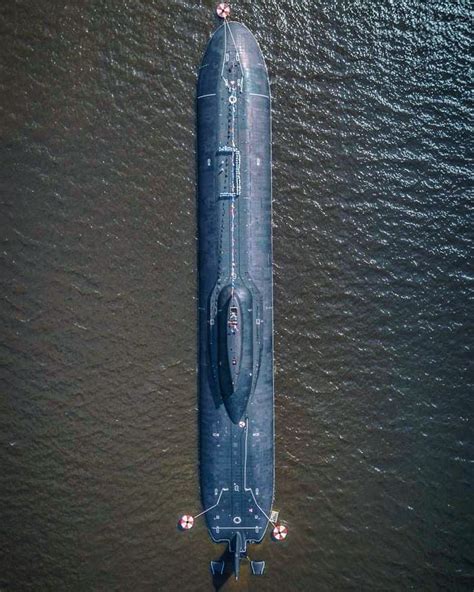 Typhoon Overhead Submarines Nuclear Submarine Russian Submarine
