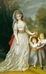 Augusta Wilhelmine of Hesse-Darmstadt And her children by Johann Joseph ...