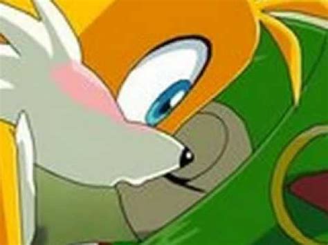 As their kissing went on, tails began to slowly slide his hands under cosmo's green shirt, sliding his furry palms directly against her soft, silky smooth skin, drawing soft moans from her. cosmo kissing tails - YouTube