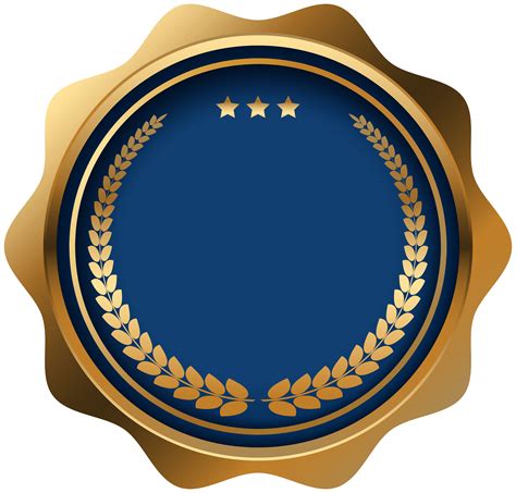 Seal Badge Blue Png Clip Art Image Gallery Yopriceville High