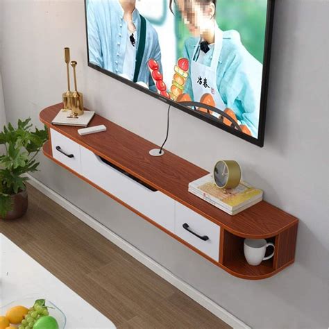 Tv Cabinets Unit Wall Mounted Tv Cabinet Floating Shelf Wall Multimedia