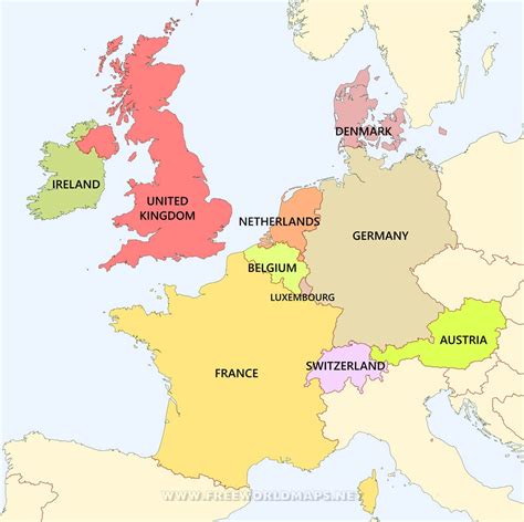 Lista Foto Mapa De Europa Occidental Con Nombres Cena Hermosa