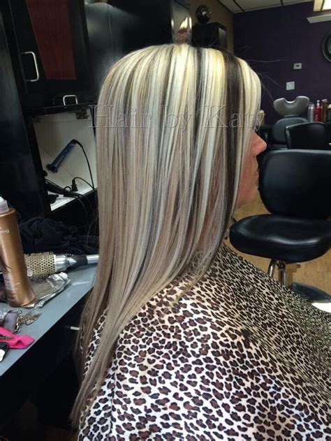 Platinum Blonde With Dark Lowlights Blonde Highlights On Dark Hair