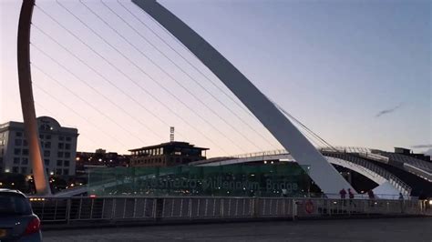 Millennium Bridge Tilting Intu Newcastle Youtube