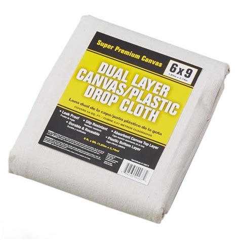 Our reclosable bags rival any reclosable bag and offer savings. Canvas/Poly 8 mil Drop Cloth (Common: 6.0-ft x 9.0-ft ...