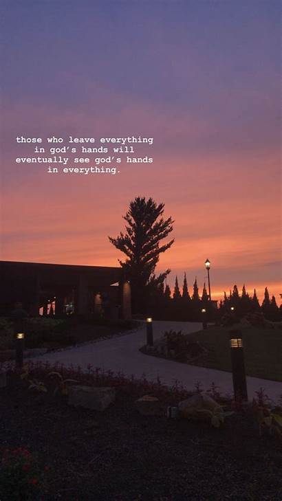 Quotes Backgrounds Instagram Sunset Sky God Mood