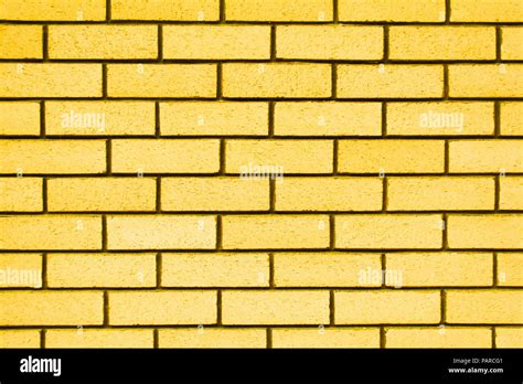 Yellow Brick Wall Texture Stock Photo Alamy