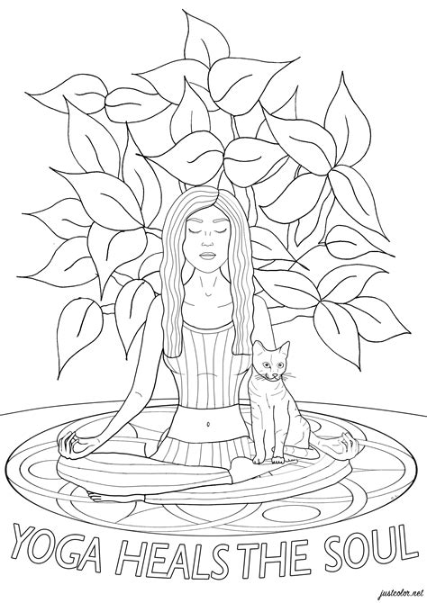 Free Printable Yoga Coloring Pages For Kids / Free Coloring Pages : If