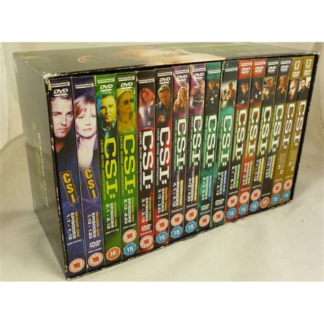 Csi Dvd Box Set Complete Seasons 1 8 48 Dvds 182 Episodes 18 Oxfam