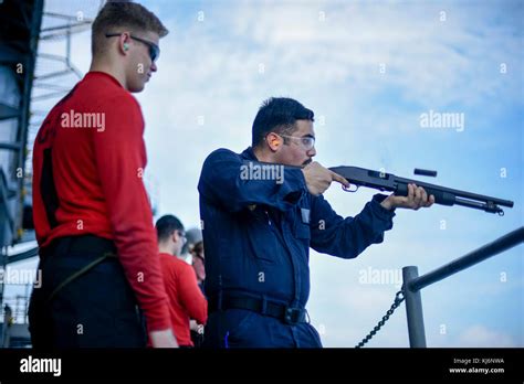 South China Sea Nov 18 2017 Gunners Mate 2nd Class Logan Gregory