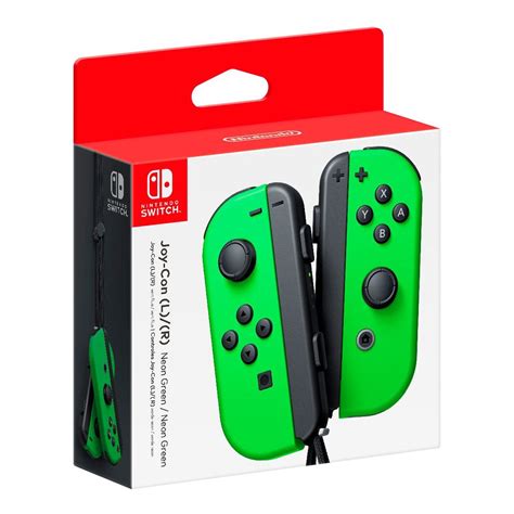 Control Nintendo Switch Joy Con L R Verde Neón