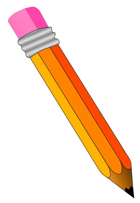Pencil Outline Clip Art At Vector Clip Art Online Clip